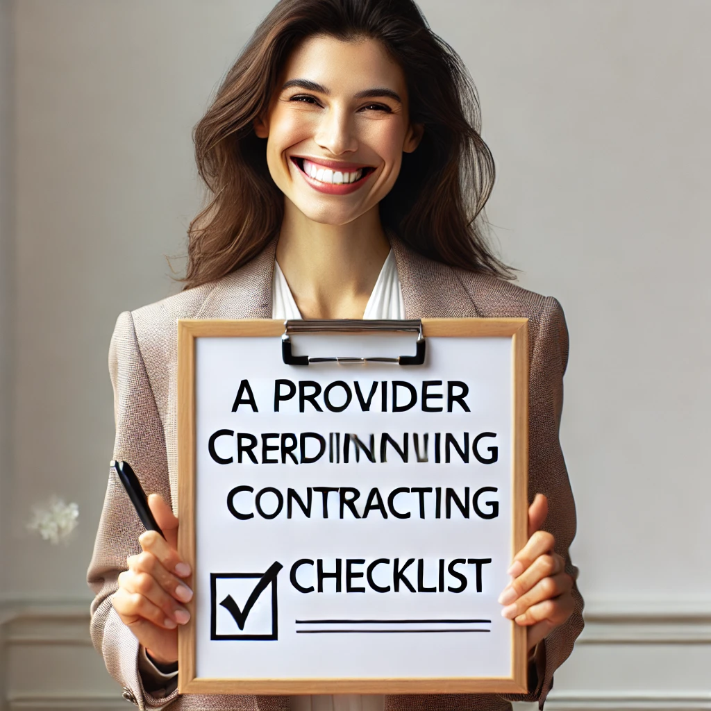 A Provider Credentialing Contracting Checklist